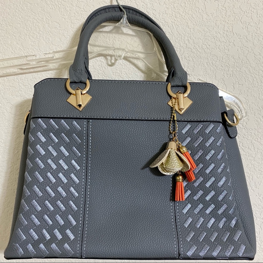 Gray Handbag
